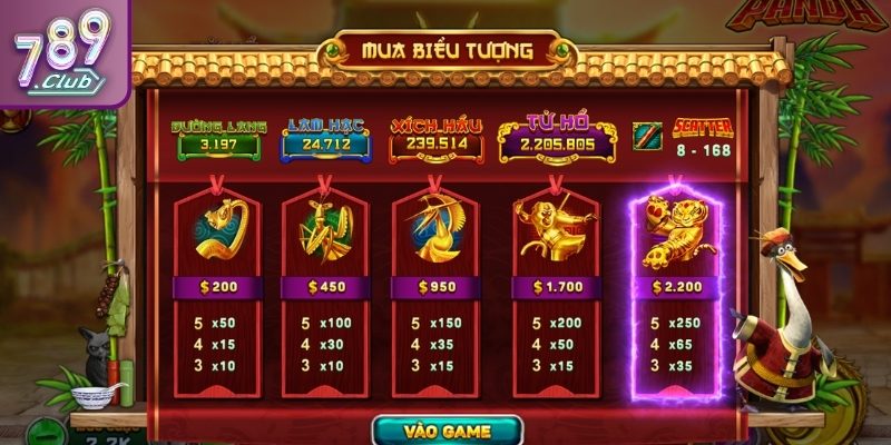 Kungfu Panda 789club - Cơ Chế Quay Hũ Và Bí Kíp Chơi 2 Biểu tượng bí kíp võ học mở thưởng lớn